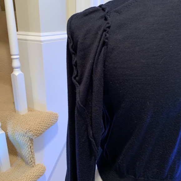 Navy Comme de Garçon cropped cardigan - Picture 4 of 7